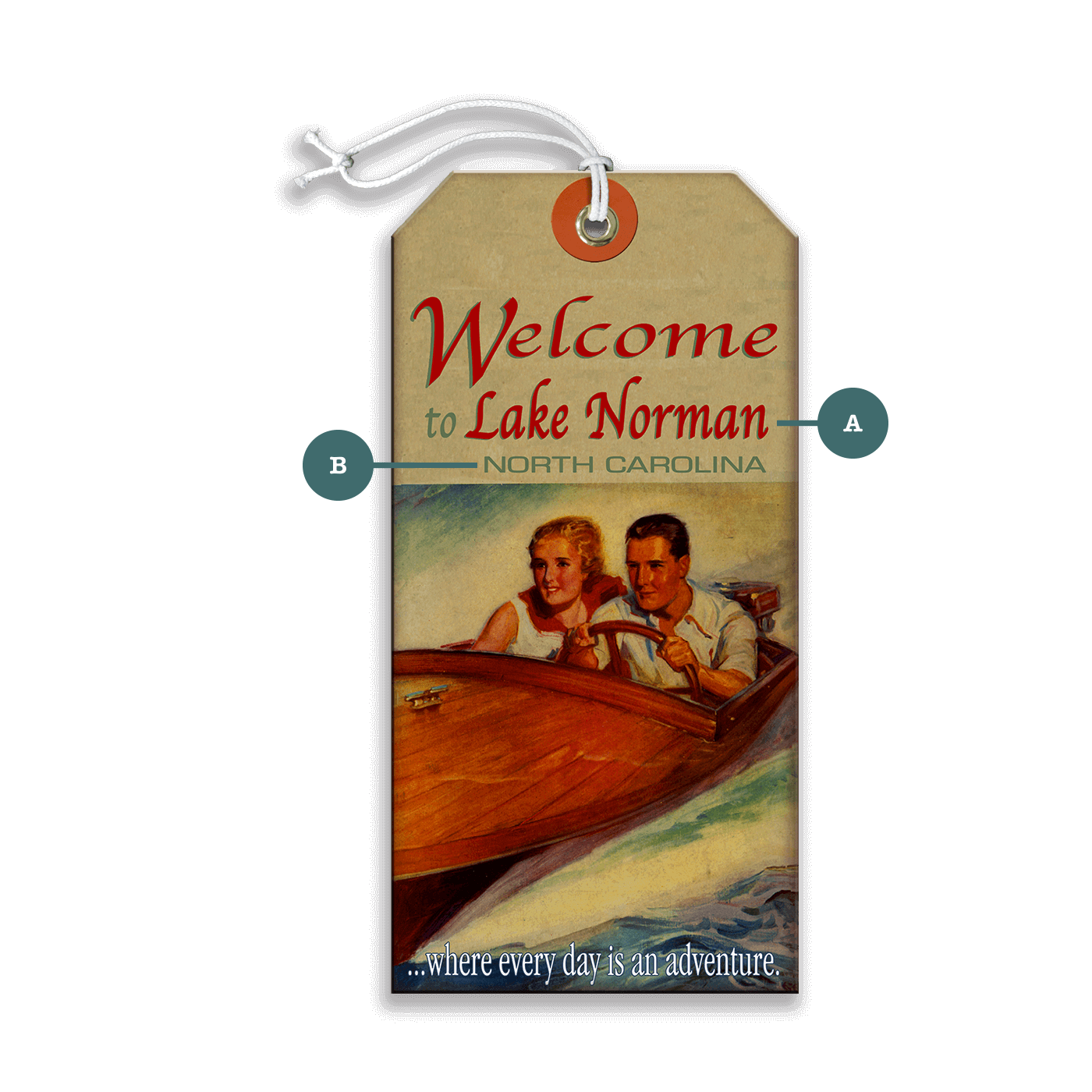 Where Every Day is an Adventure - Luggage Tag