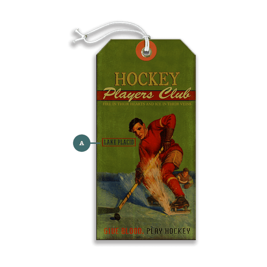 Hockey Players Club - Luggage Tag