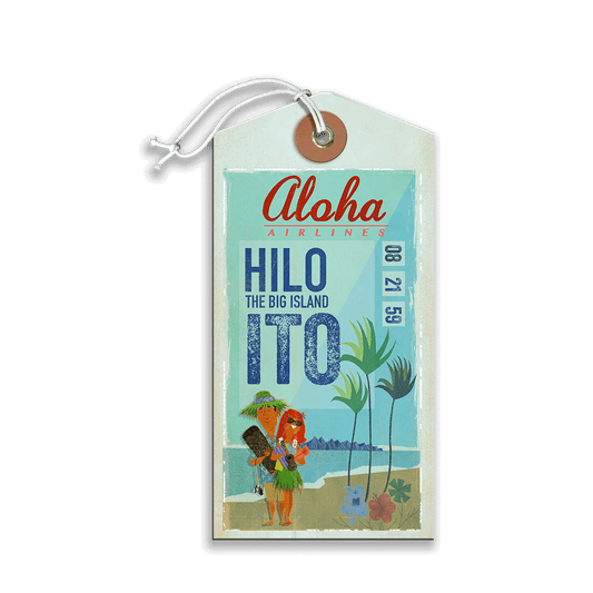 Aloha Airlines Luggage Tag