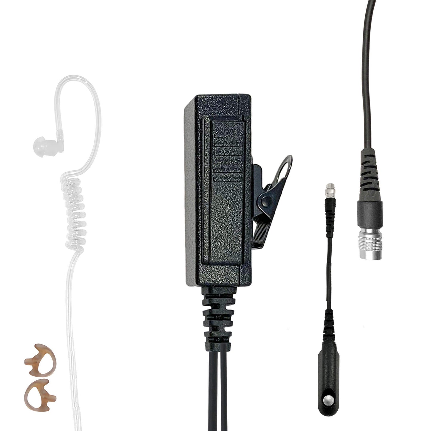 Mic & Earpiece Radio Kit - Quick Disconnect (Hirose) BaoFeng: UV9G, UV9R, UV9R Plus, UV9R Pro, BF-A58, BF-558, BF-N9, UV-XR, GT-3WP, BF-9700, UV-5S, BF-R760, UV-82WP