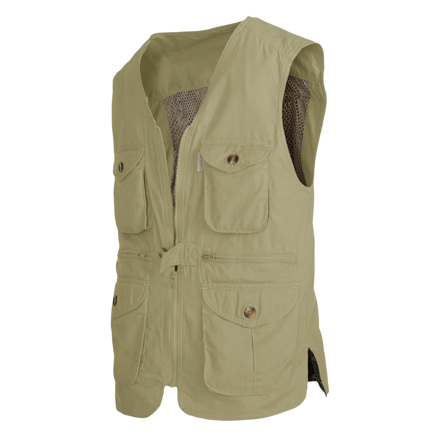 Vent Back Livingstone Vest for Women - Khaki