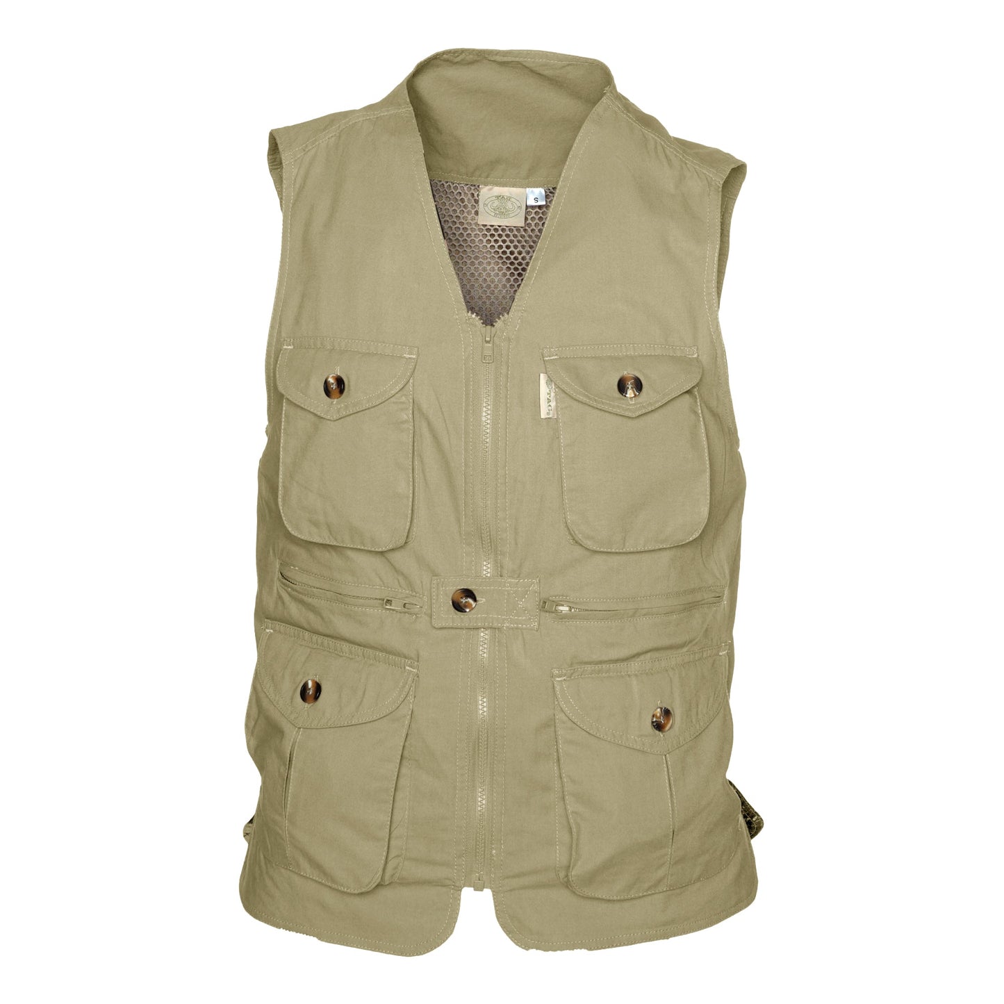 Vent Back Livingstone Vest for Women - Khaki