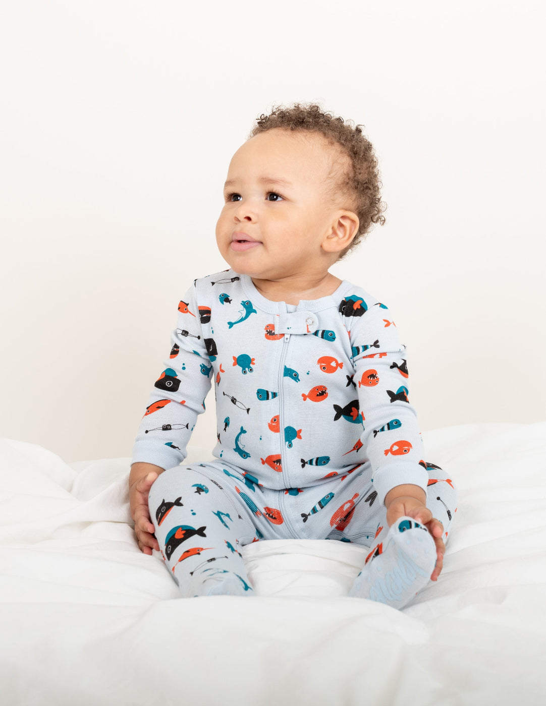 Baby Footed Ocean Animal Pajamas