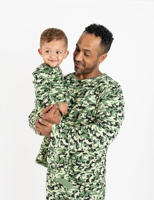 Baby Footed Boys Print Pajamas