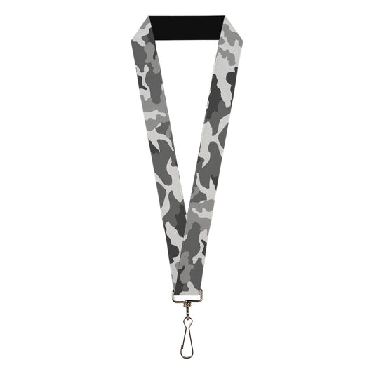 Lanyard - 1.0" - Camo White