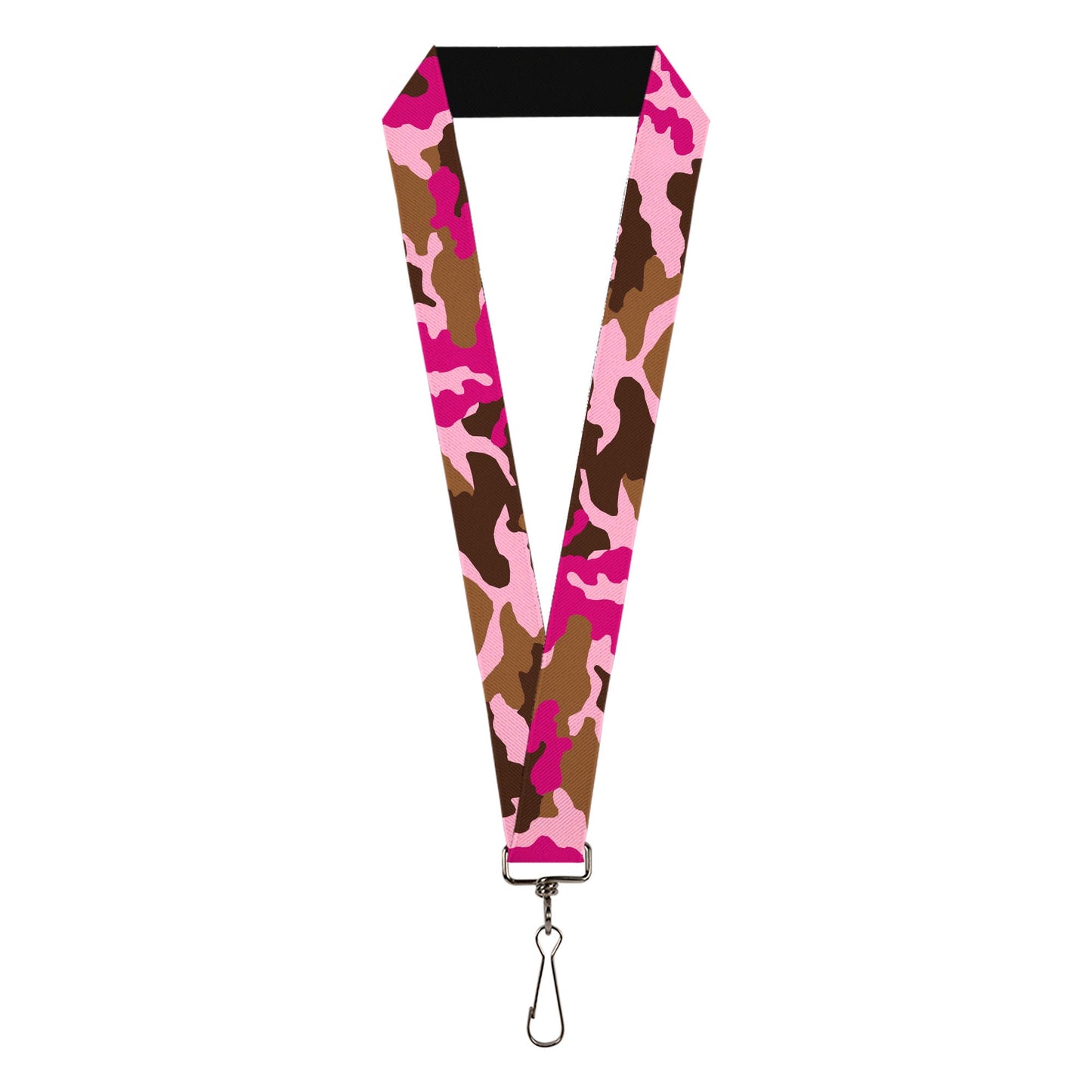 Lanyard - 1.0" - Camo Pink