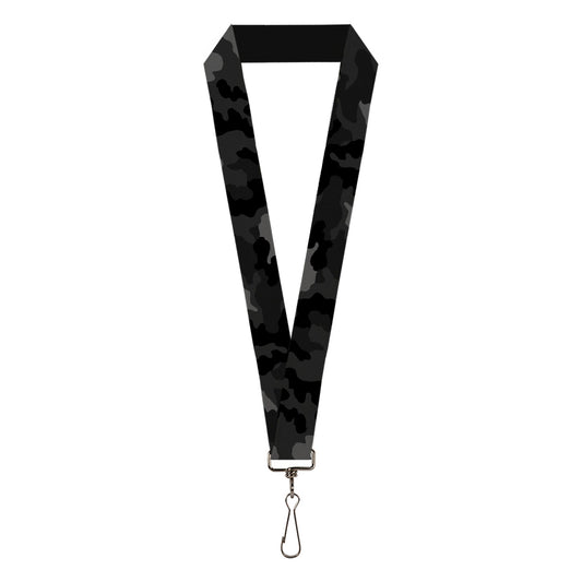 Lanyard - 1.0" - Camo Charcoal