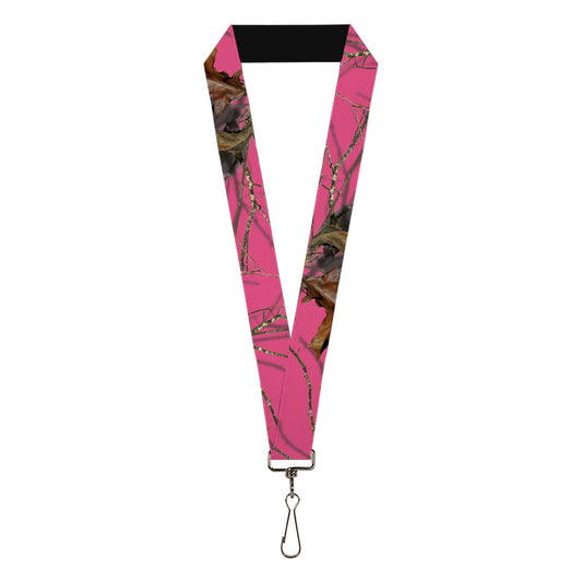 Lanyard - 1.0" - Mossy Oak Country Roots Camo Fuchsia