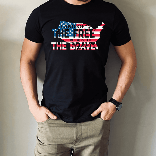 Land Of The Free Because Of The Brave T-Shirt