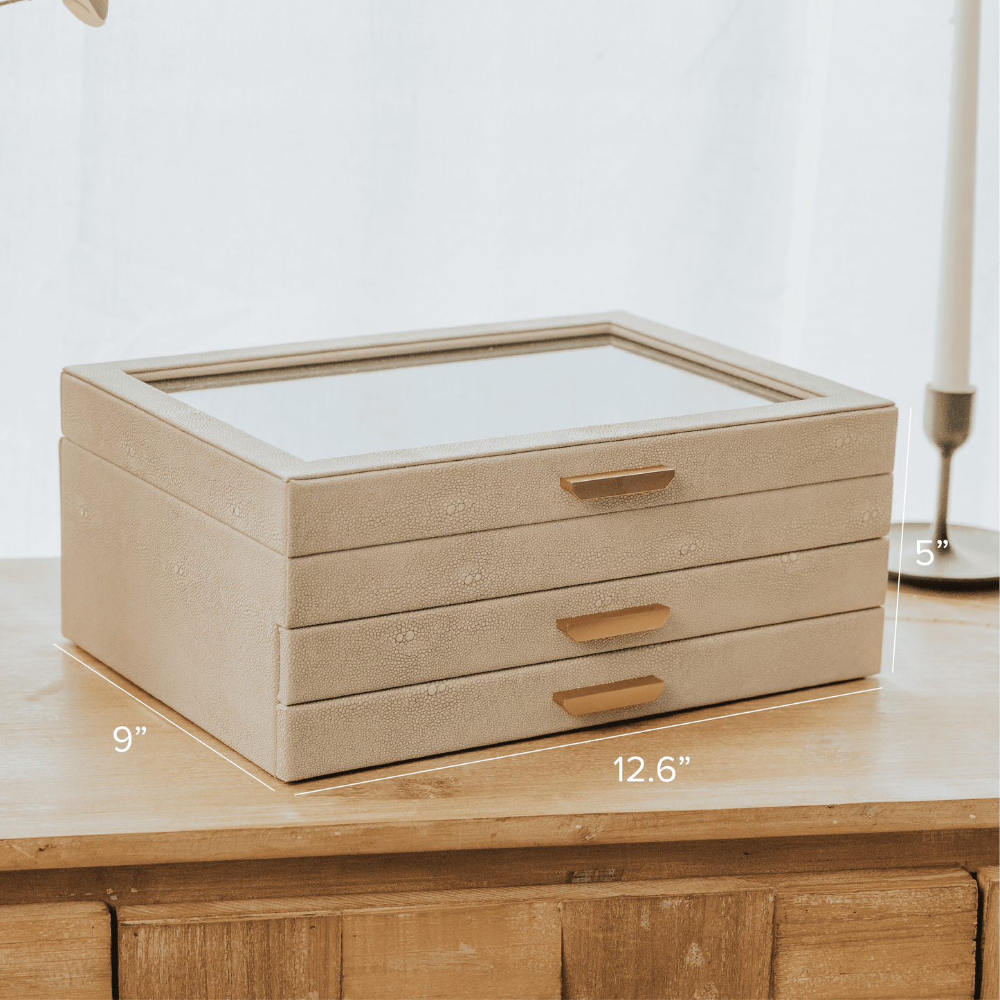 Sasha Large Jewelry Box
