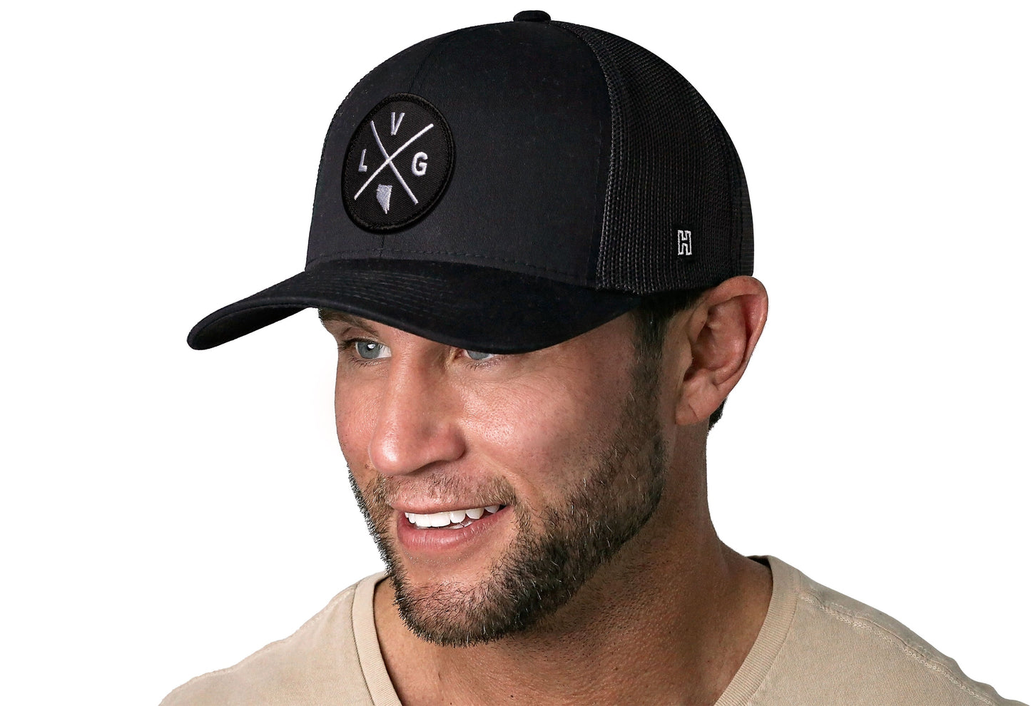 Las Vegas Trucker Hat  |  Black LVG X Snapback