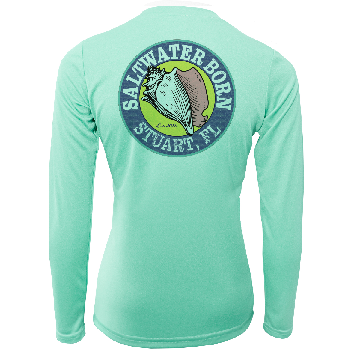 Lat/Long Stuart Florida Girl Long Sleeve UPF 50+ Dry-Fit Shirt