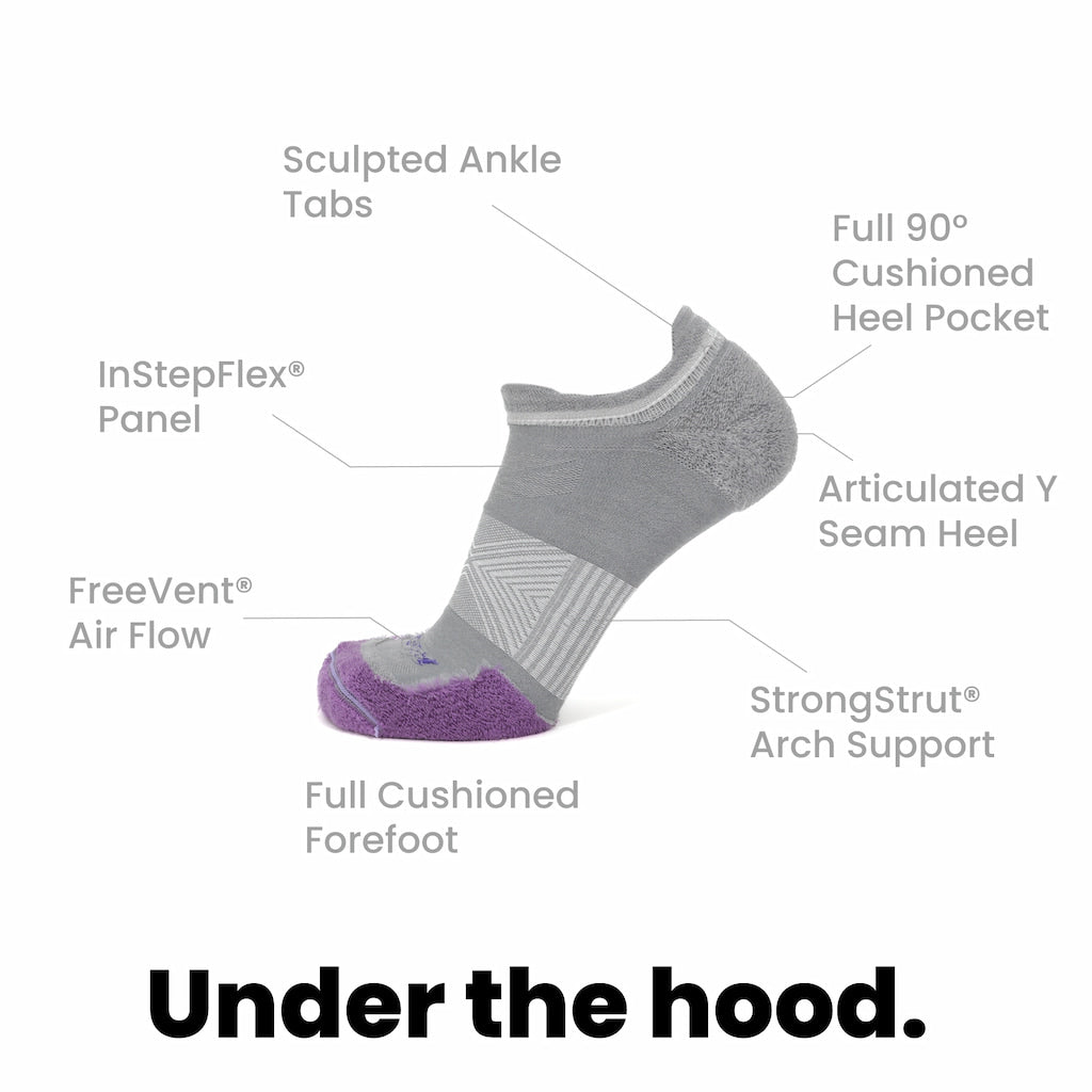 8 Pairs Laurel - Run No Show Runweight Merino Wool Sock