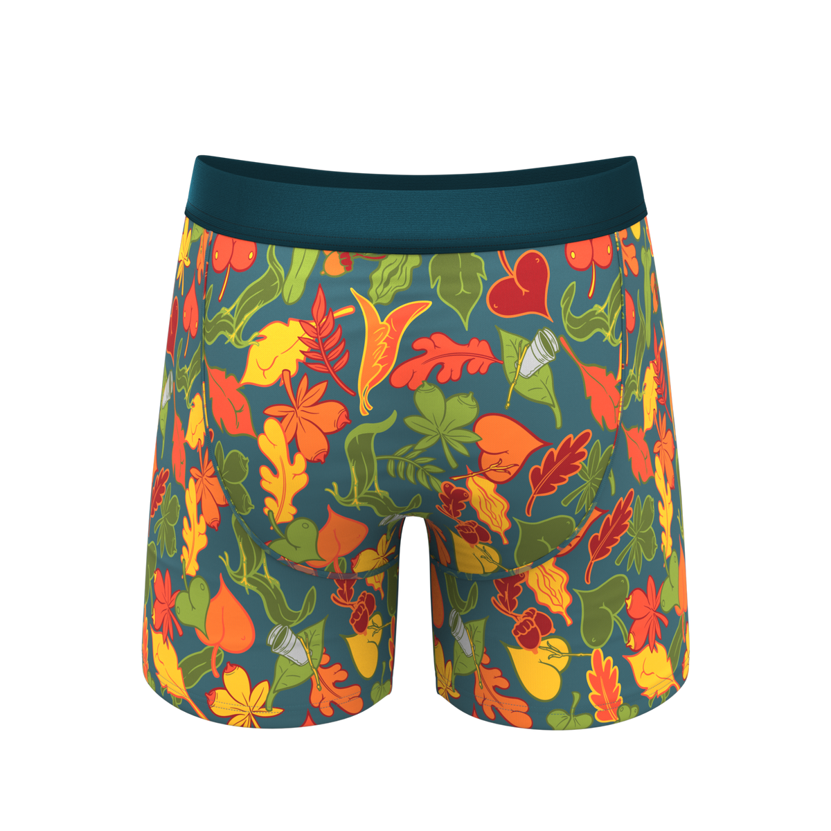 The Leaf Peeps | Naughty Leaves Ball Hammock® Pouch Underwear With Fly