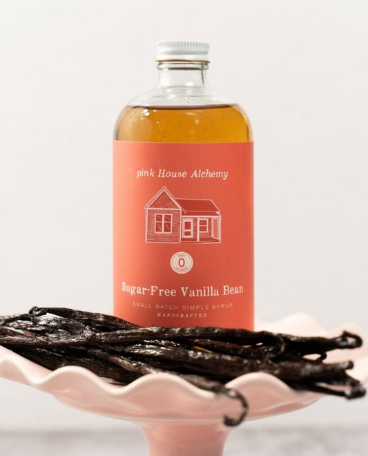 Zero Sugar Vanilla Bomb | Sugar-Free Vanilla Bean Syrup by Pink House Alchemy