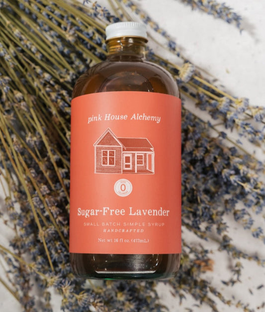 Zero Sugar Lavender Bomb | Sugar-Free Lavender Syrup by Pink House Alchemy