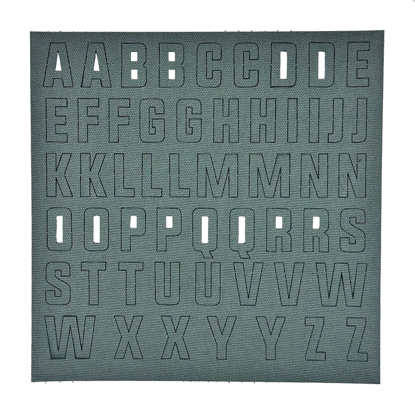 Alphabet Letters Patch Pack - CORDURA