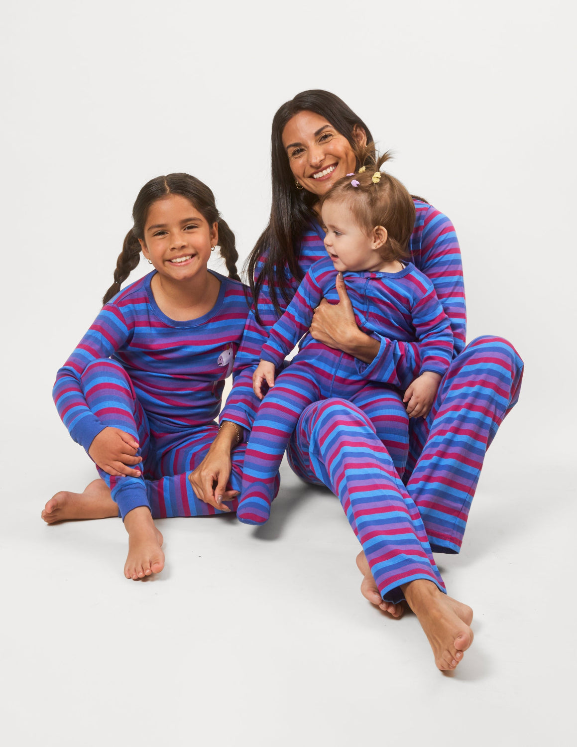 Animal Stripes Matching Family Pajama Set
