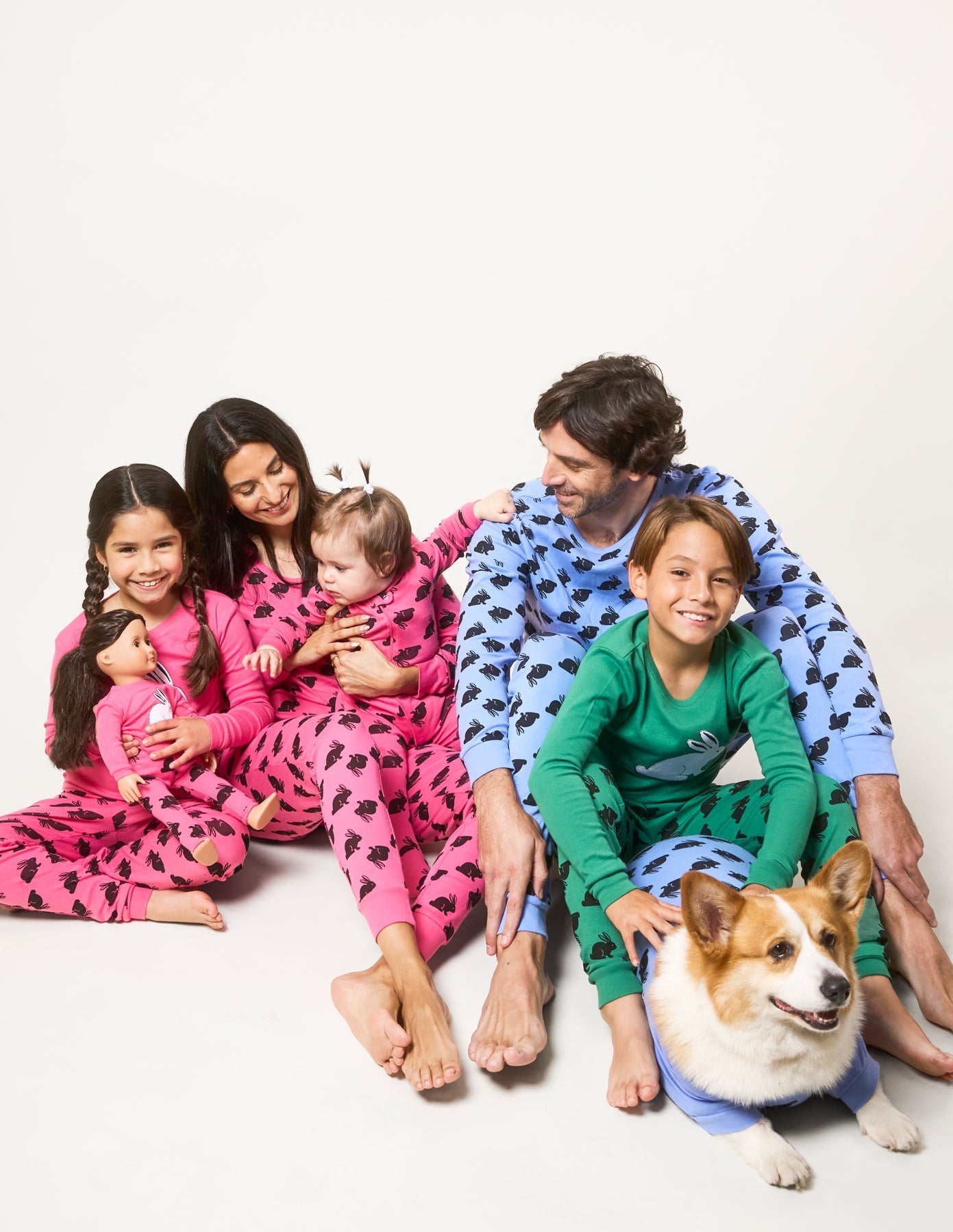 Bunny Rabbit Matching Family Pajama Set