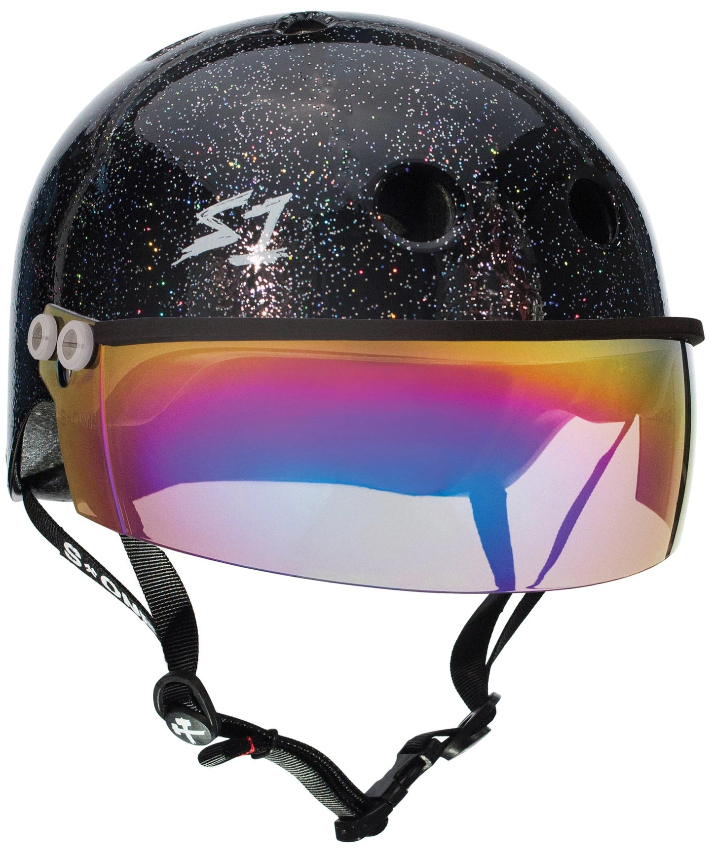 S1 Lifer Visor Gen 2 Helmet - Black Gloss Glitter