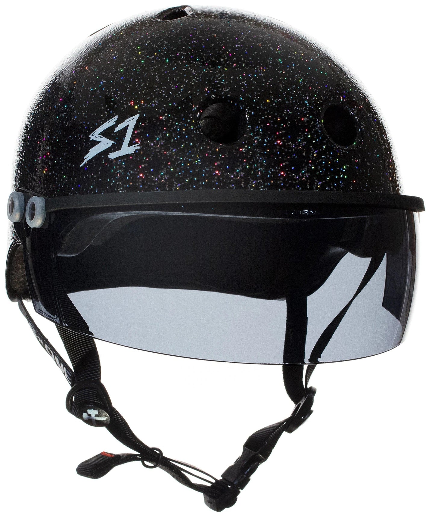 S1 Lifer Visor Gen 2 Helmet - Black Gloss Glitter