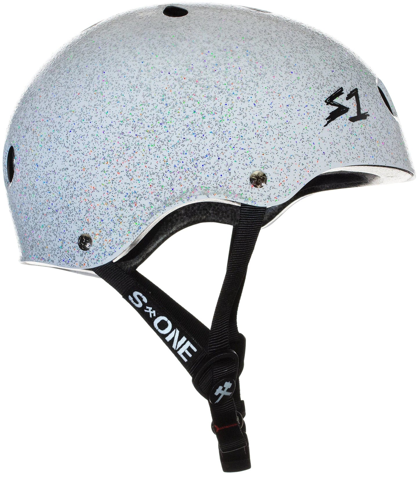 S1 Lifer Helmet - White Gloss Glitter
