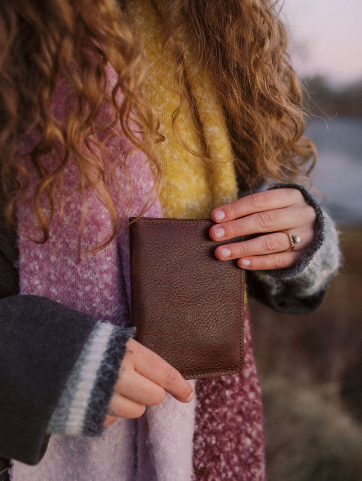 Leather Passport Holder - Made in Maine