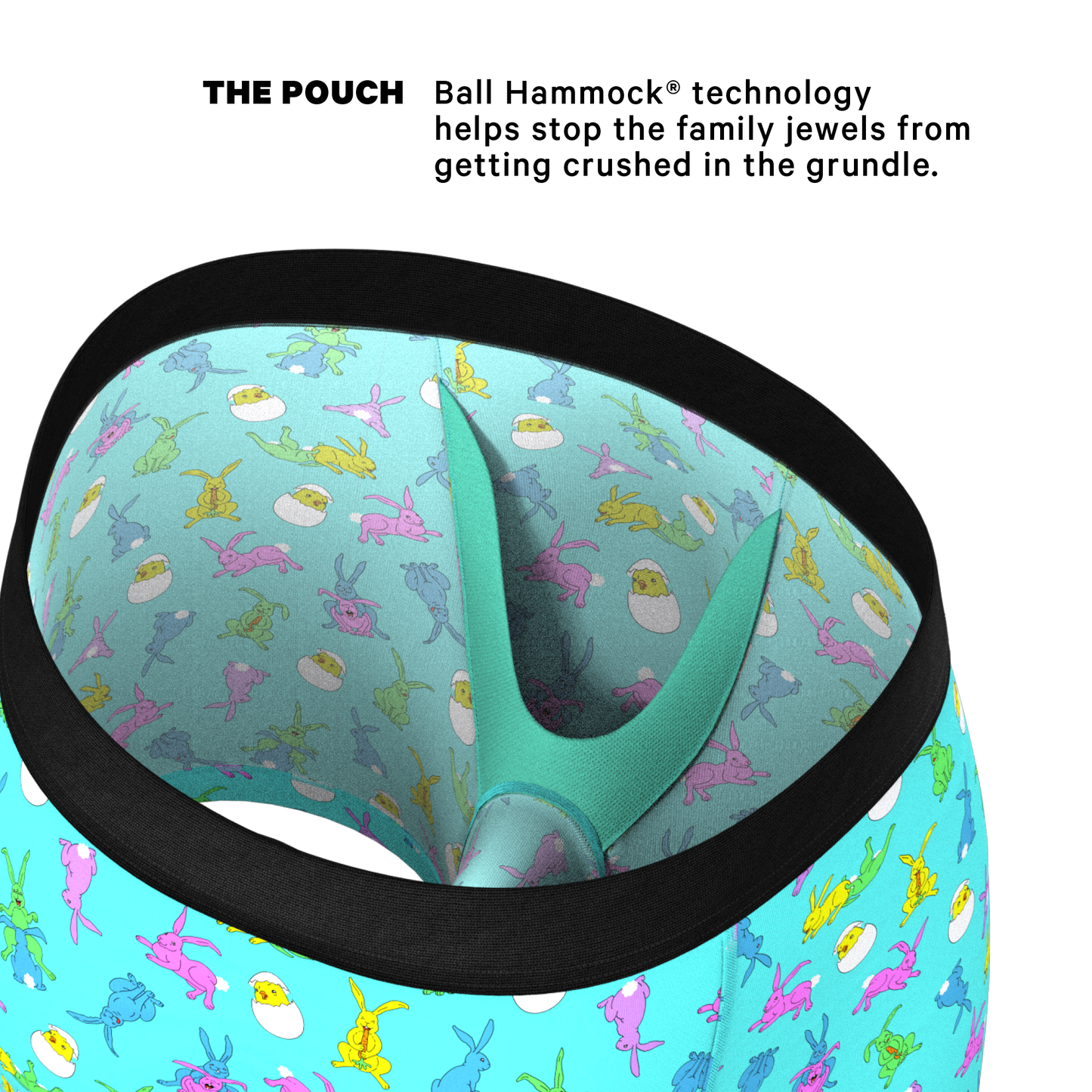 The Like Rabbits | Easter Animals Ball Hammock® Pouch Underwear