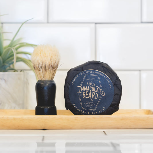 Dark Shave Soap Puck