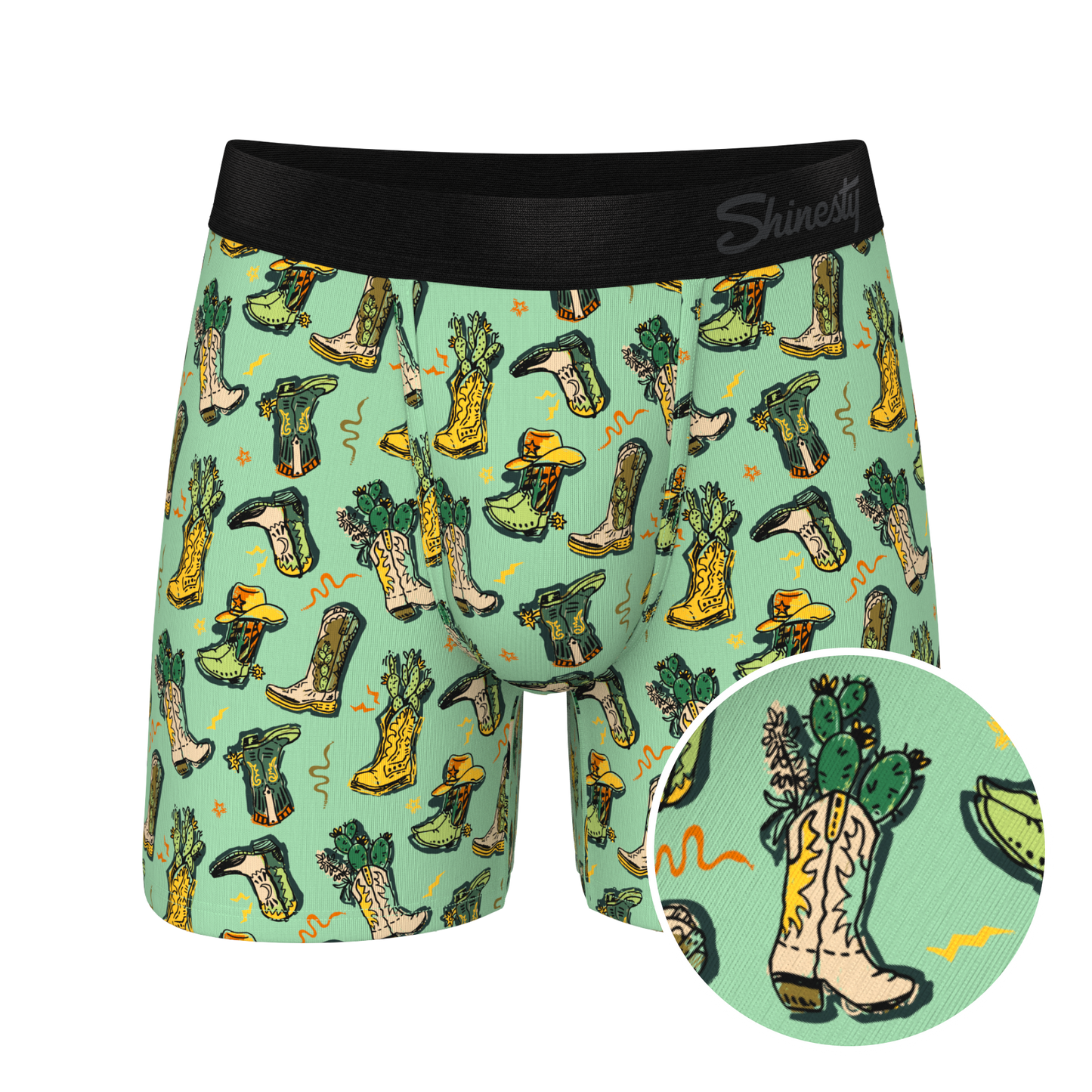 The Line Dance | Cowboy Boots Ball Hammock® Pouch Underwear