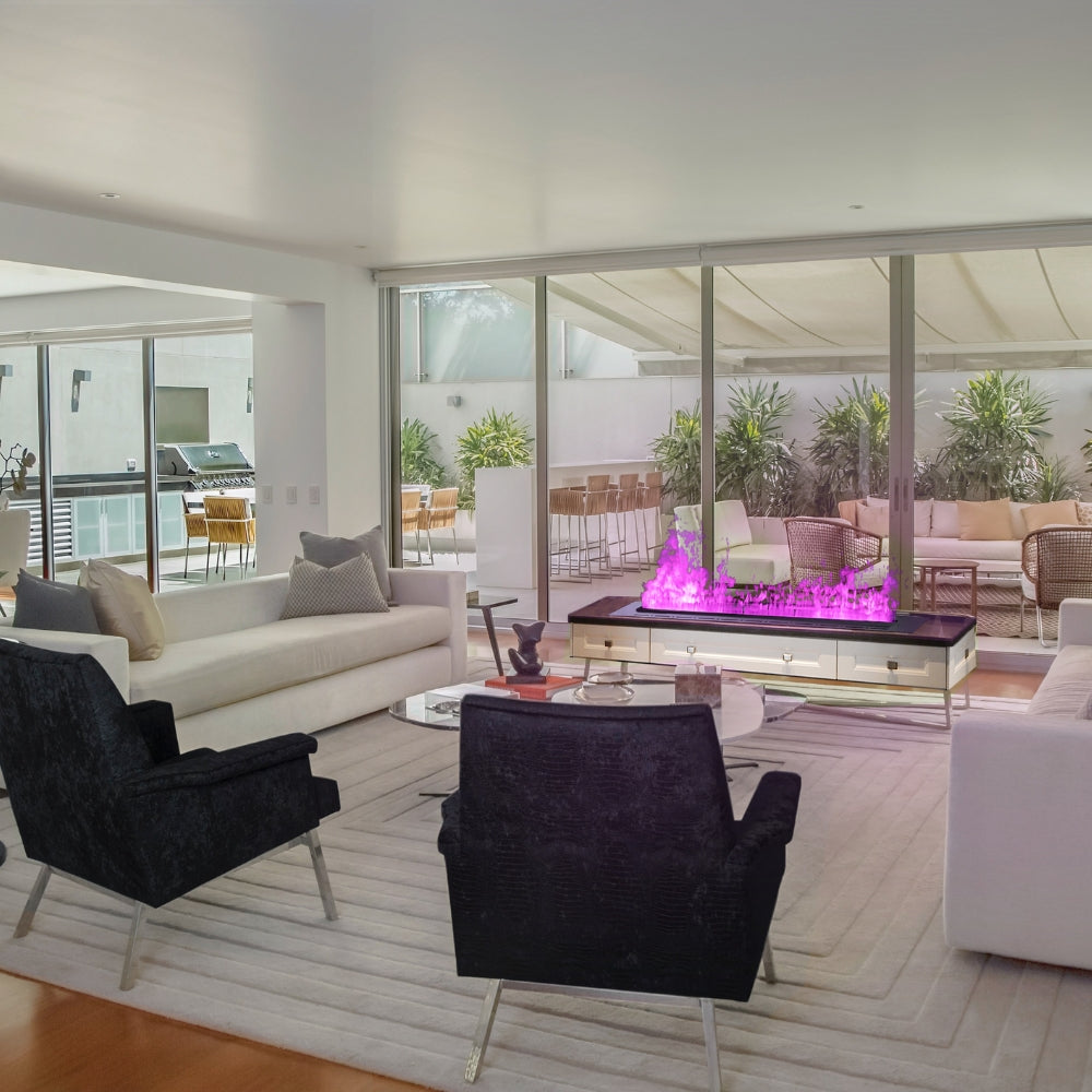 Litedeer Homes Mercury Smart Water Vapor Fireplace Cassette - No Heat