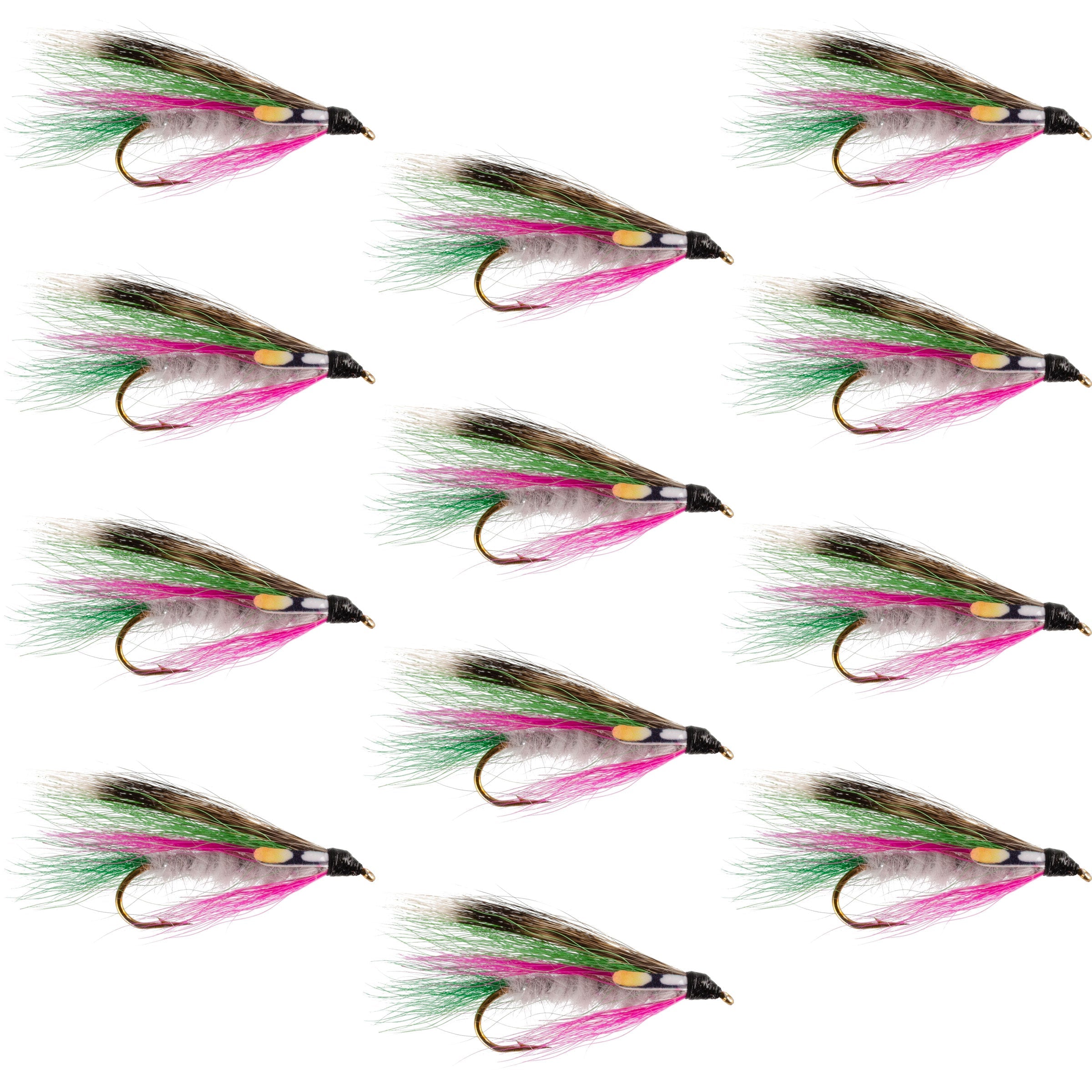 Little Rainbow Trout Classic Streamer Flies Set Of 12 Hook Size 4 