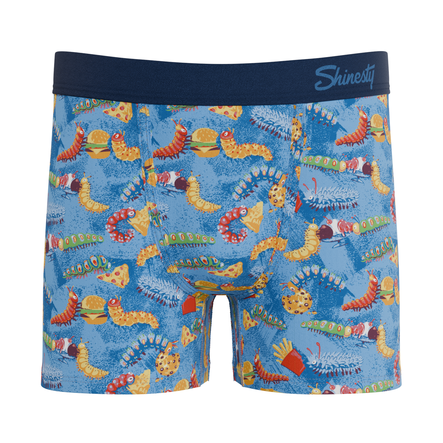 The Little Nibbles | Junk Food Caterpillars Youth Boxer Briefs