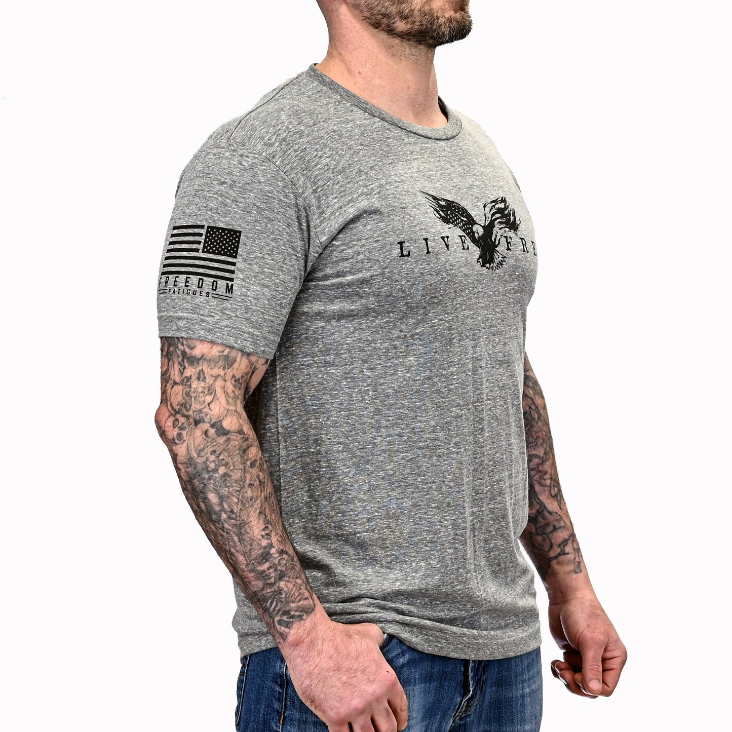 Men's Live Free Patriotic T-Shirt