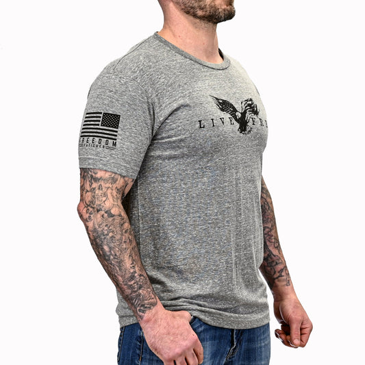 Men's Live Free Patriotic T-Shirt