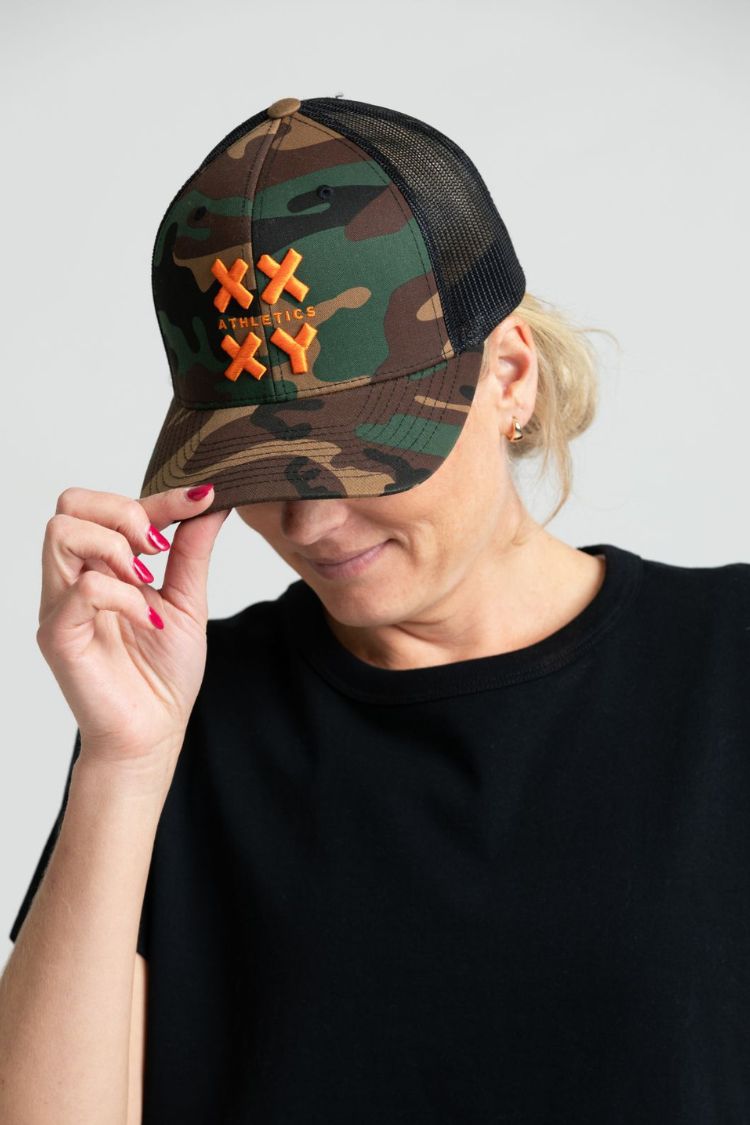 Logo Trucker Cap on Camo