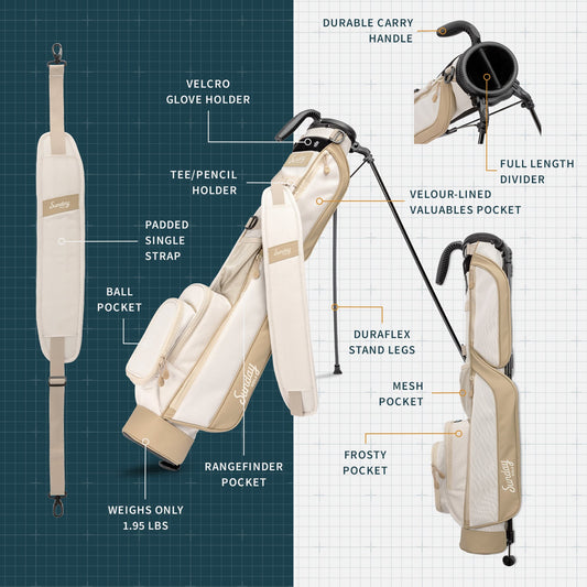 The Loma | Toasted Almond Par 3 Bag
