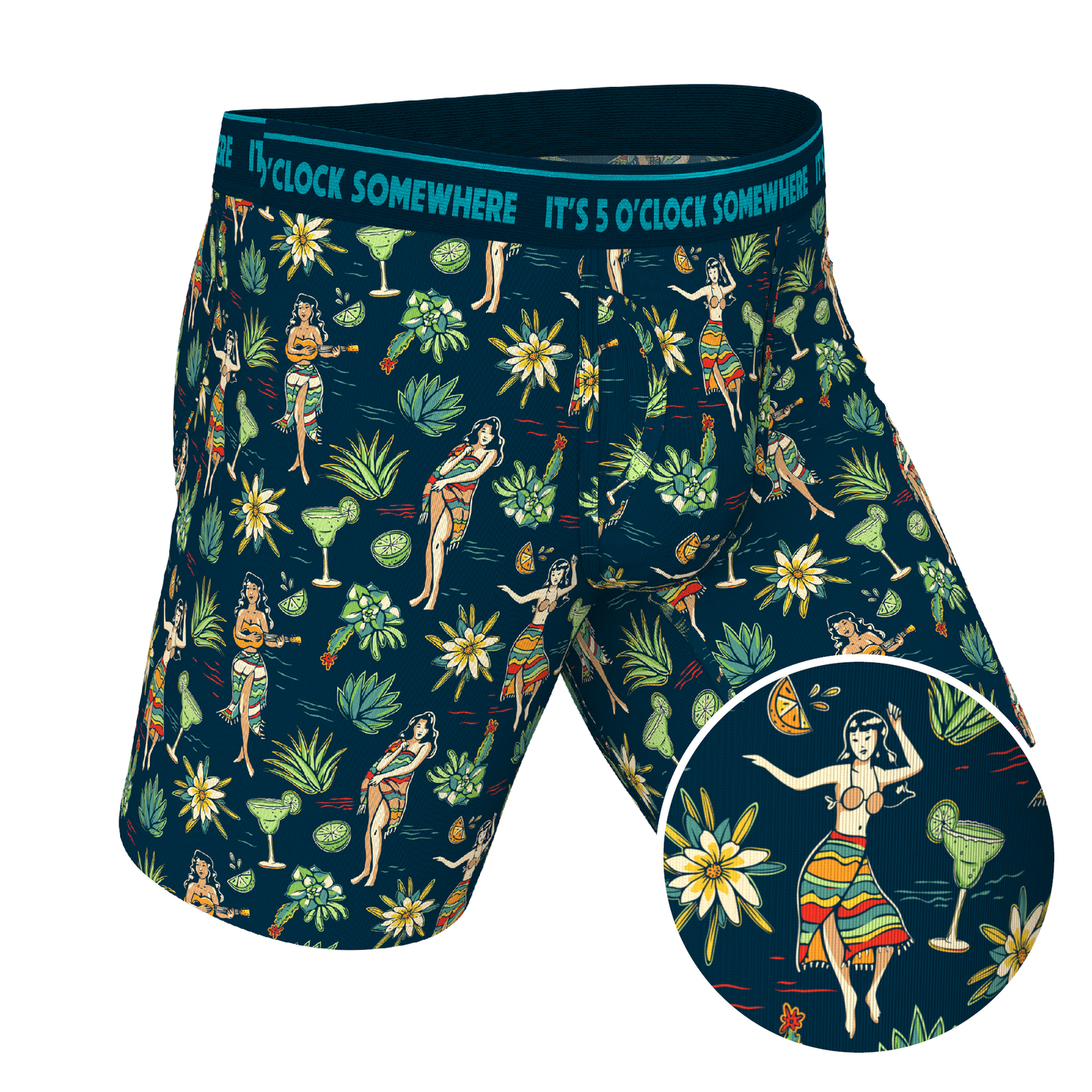 The Lost Shaker of Salt | Shinesty x Margaritaville® Long Leg Ball Hammock® Pouch Underwear With Fly