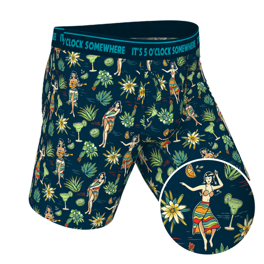 The Lost Shaker of Salt | Shinesty x Margaritaville® Long Leg Ball Hammock® Pouch Underwear With Fly