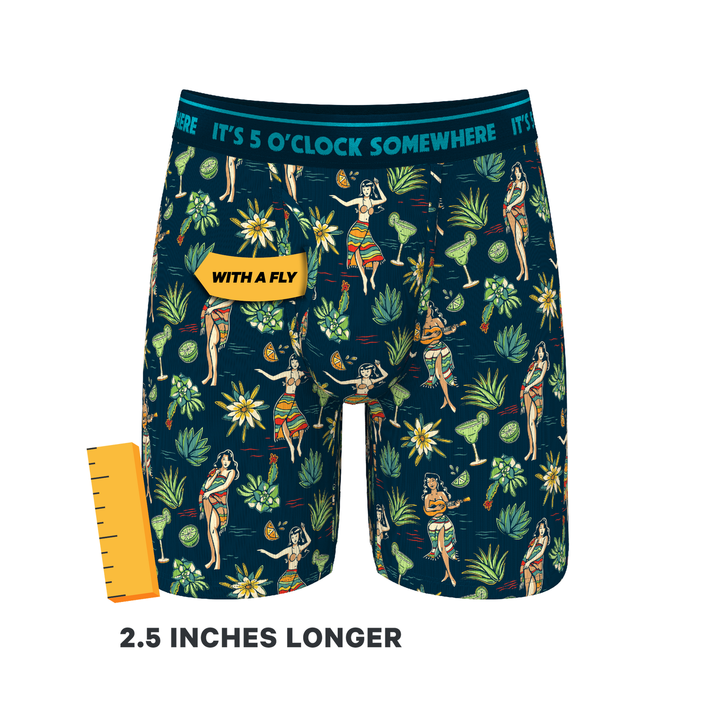 The Lost Shaker of Salt | Shinesty x Margaritaville® Long Leg Ball Hammock® Pouch Underwear With Fly