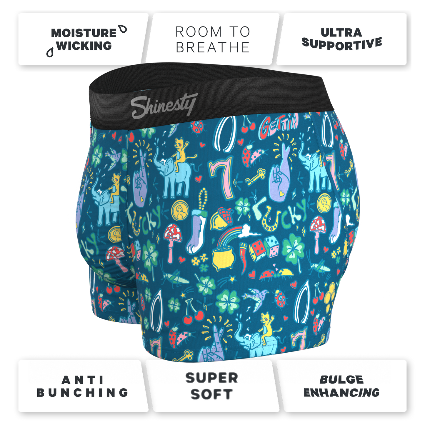 The Lucky Duck | Lucky Symbols Ball Hammock® Pouch Trunks Underwear