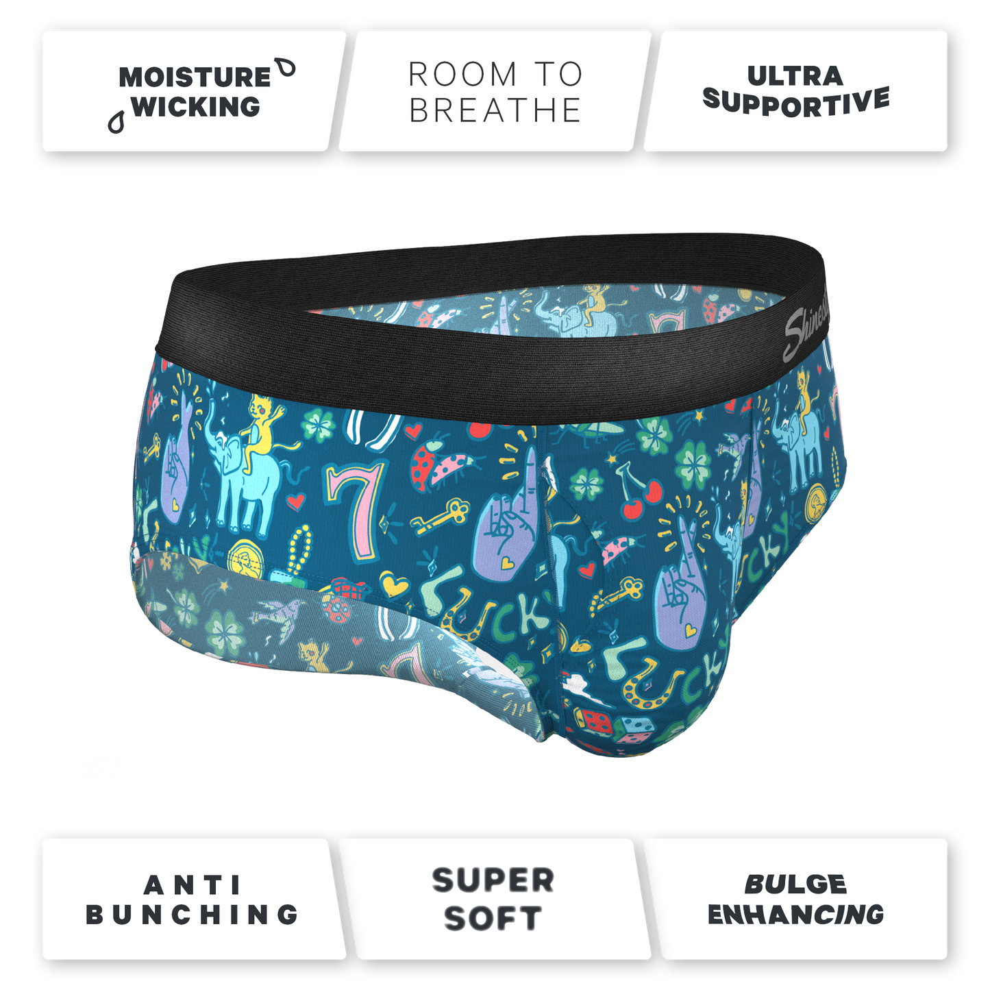 The Lucky Duck | Lucky Symbols Ball Hammock® Pouch Underwear Briefs
