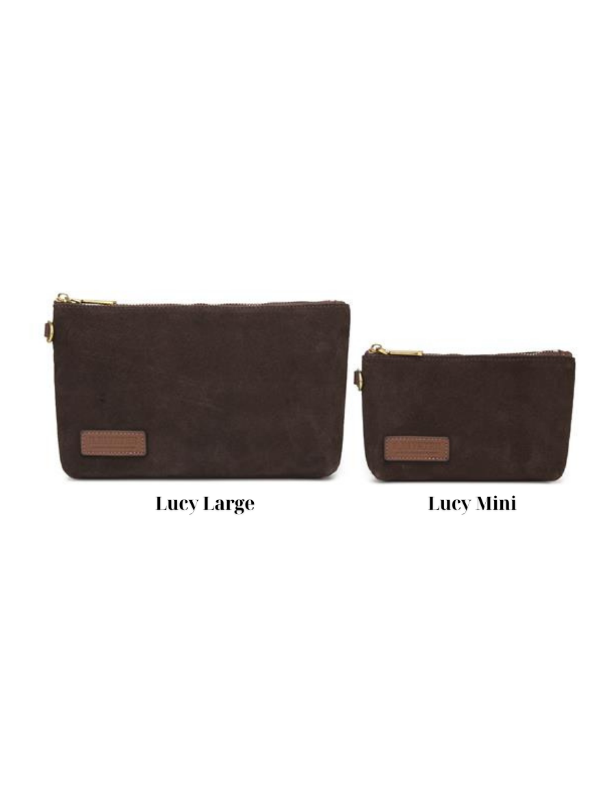 Lucy Mini | Coffee Suede