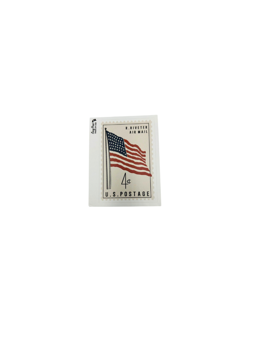 Sticker | Flag Post Stamp Vinyl Sticker