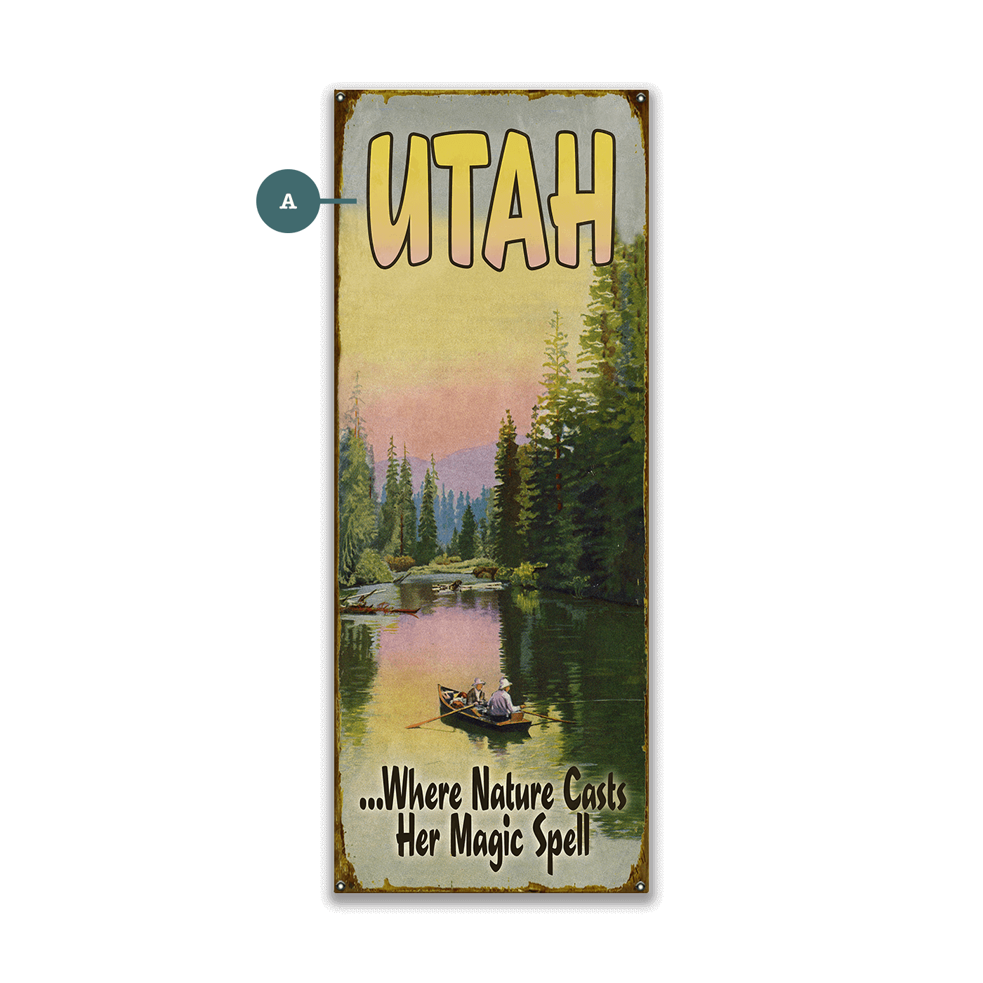 Where Nature Casts Her Magic Spell - Wood & Metal Wall Art