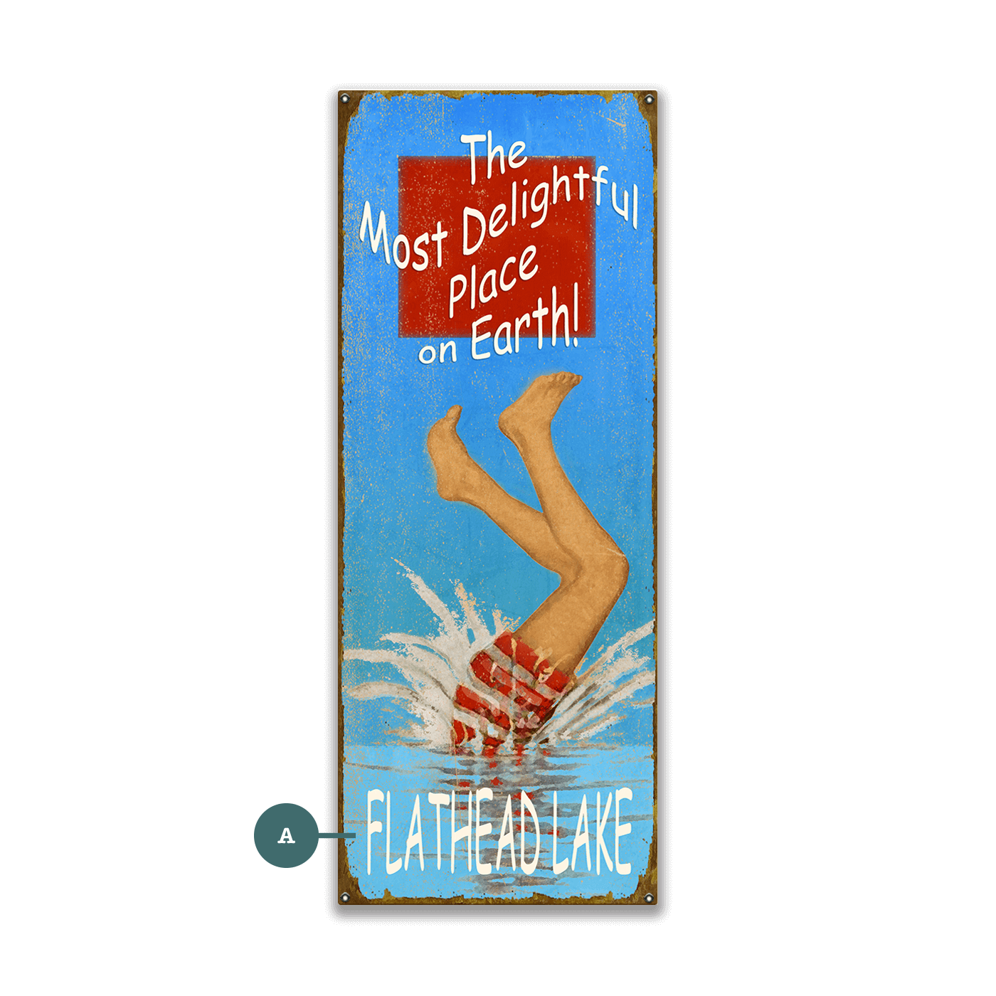 The Most Delightful Place - Wood & Metal Wall Art
