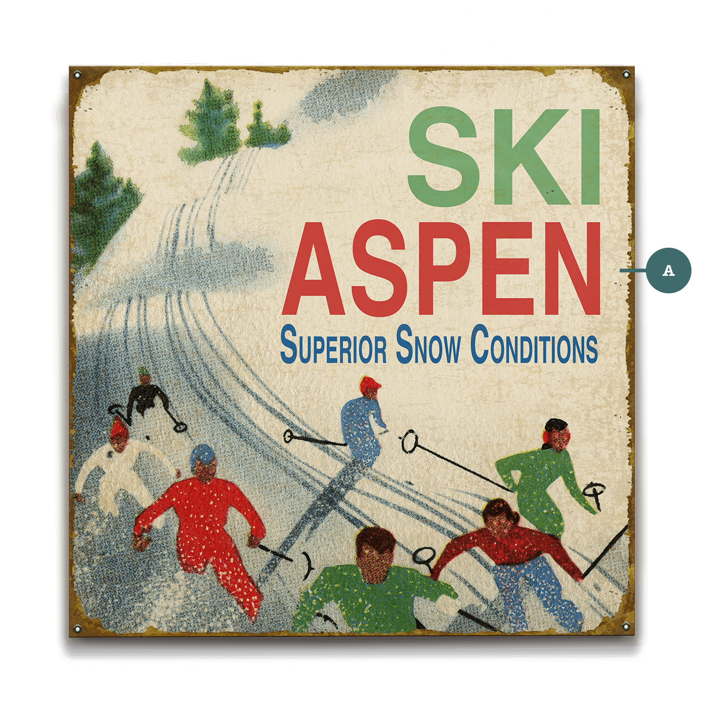 Superior Snow Conditions - Wood & Metal Wall Art