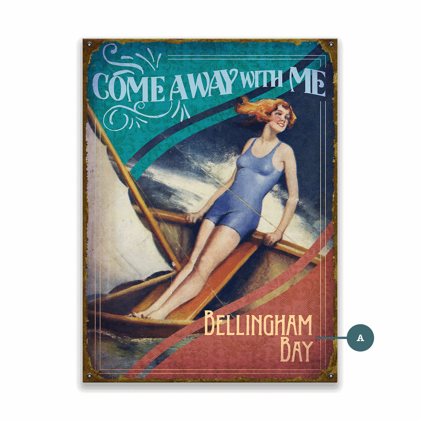 Come Away With Me - Wood & Metal Wall Art
