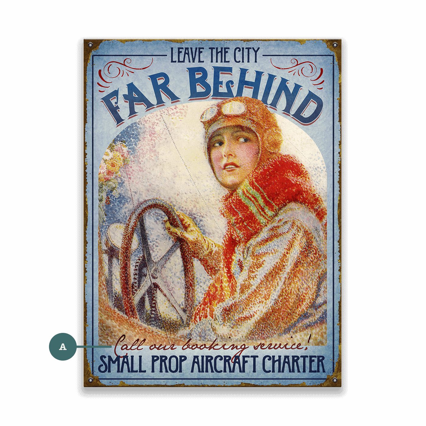 Leave the City Far Behind - Wood & Metal Wall Art