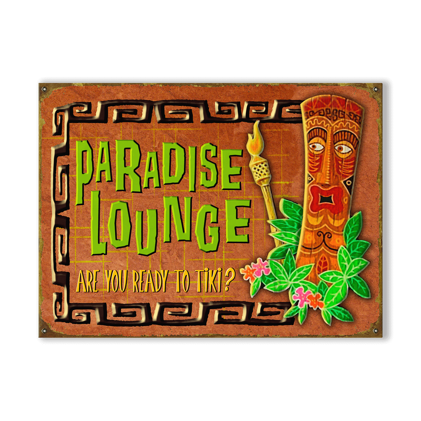 Paradise Lounge Tiki: Generic - Wood & Metal Wall Art